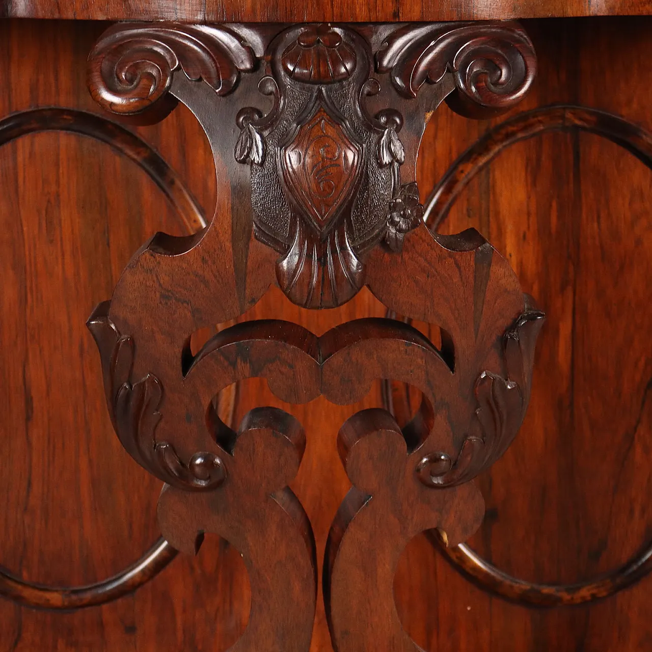 Louis Philippe console in rosewood, 19th century 6