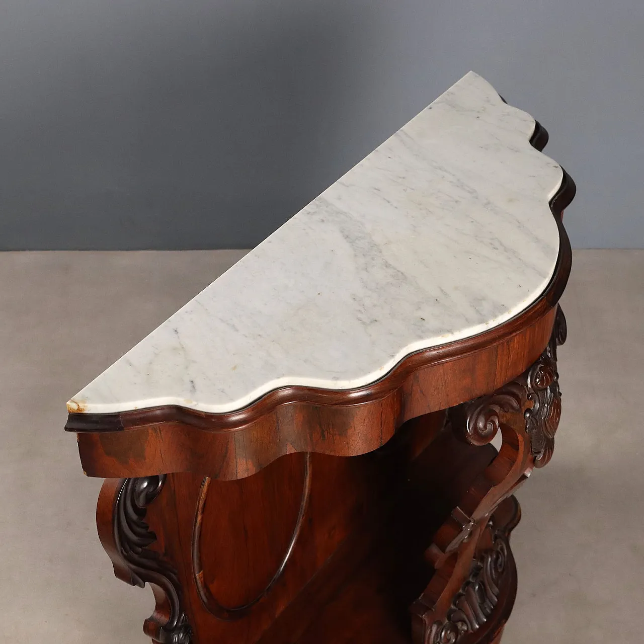 Louis Philippe console in rosewood, 19th century 9