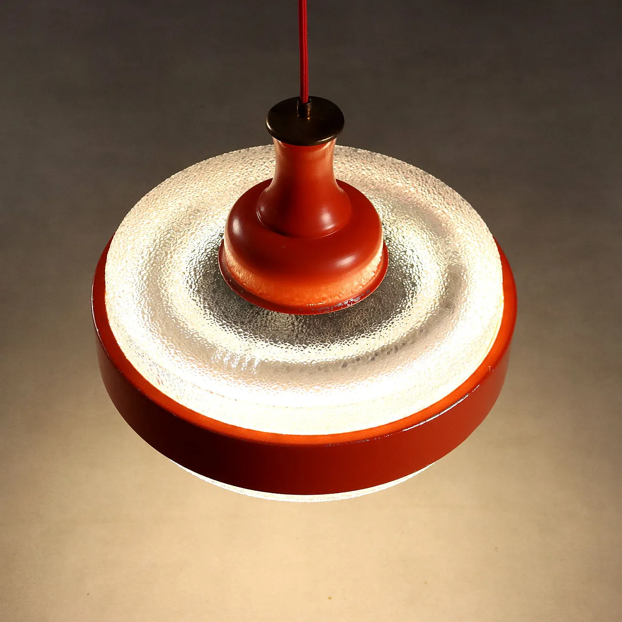 Lampadario con saliscendi, anni '70 3