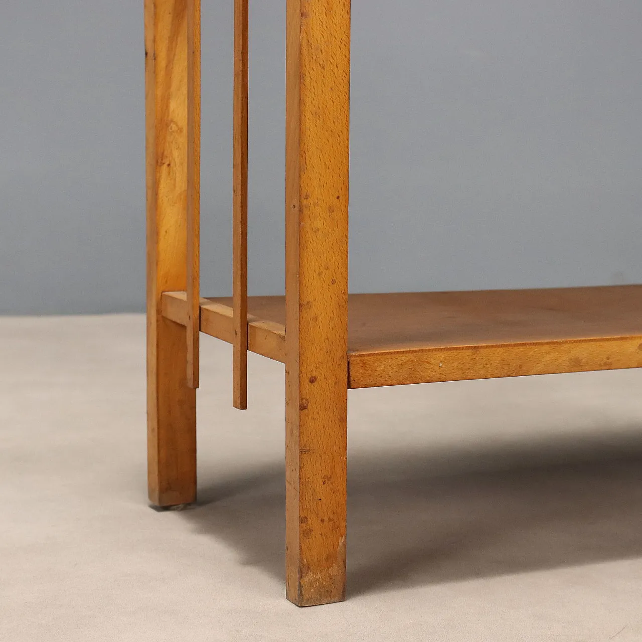Deco étagere in beech and poplar, 1940s 6