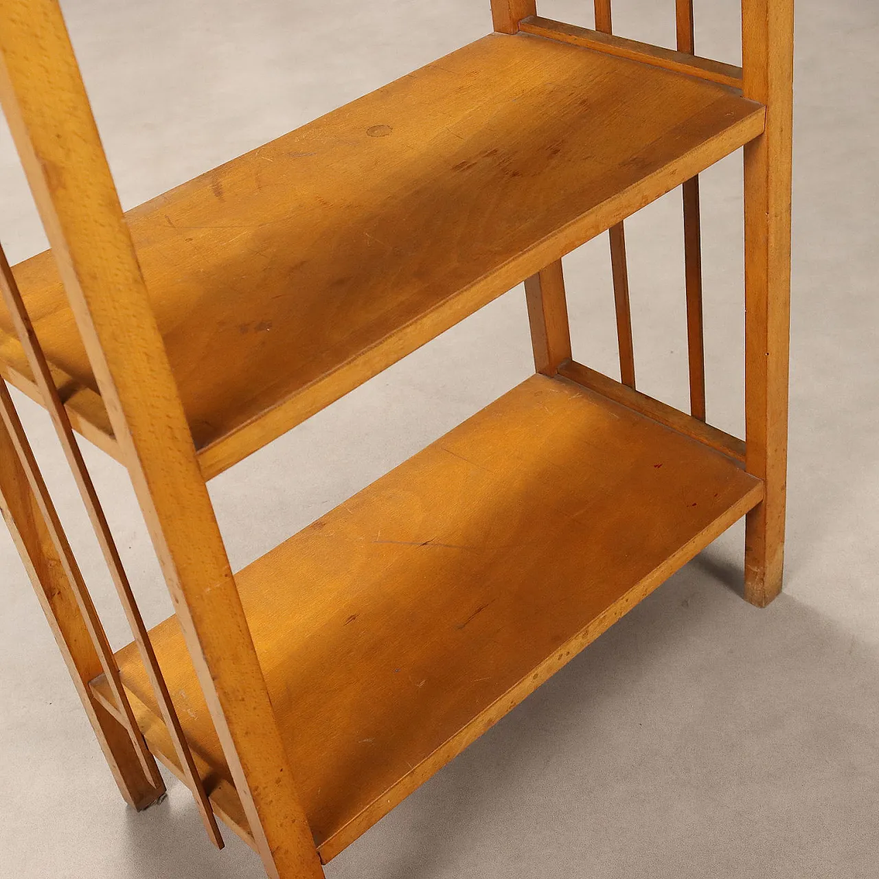 Deco étagere in beech and poplar, 1940s 7