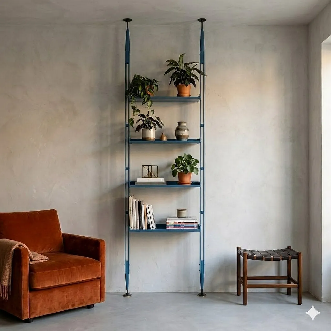 Libreria nello stile di Franco Albini, '900 2