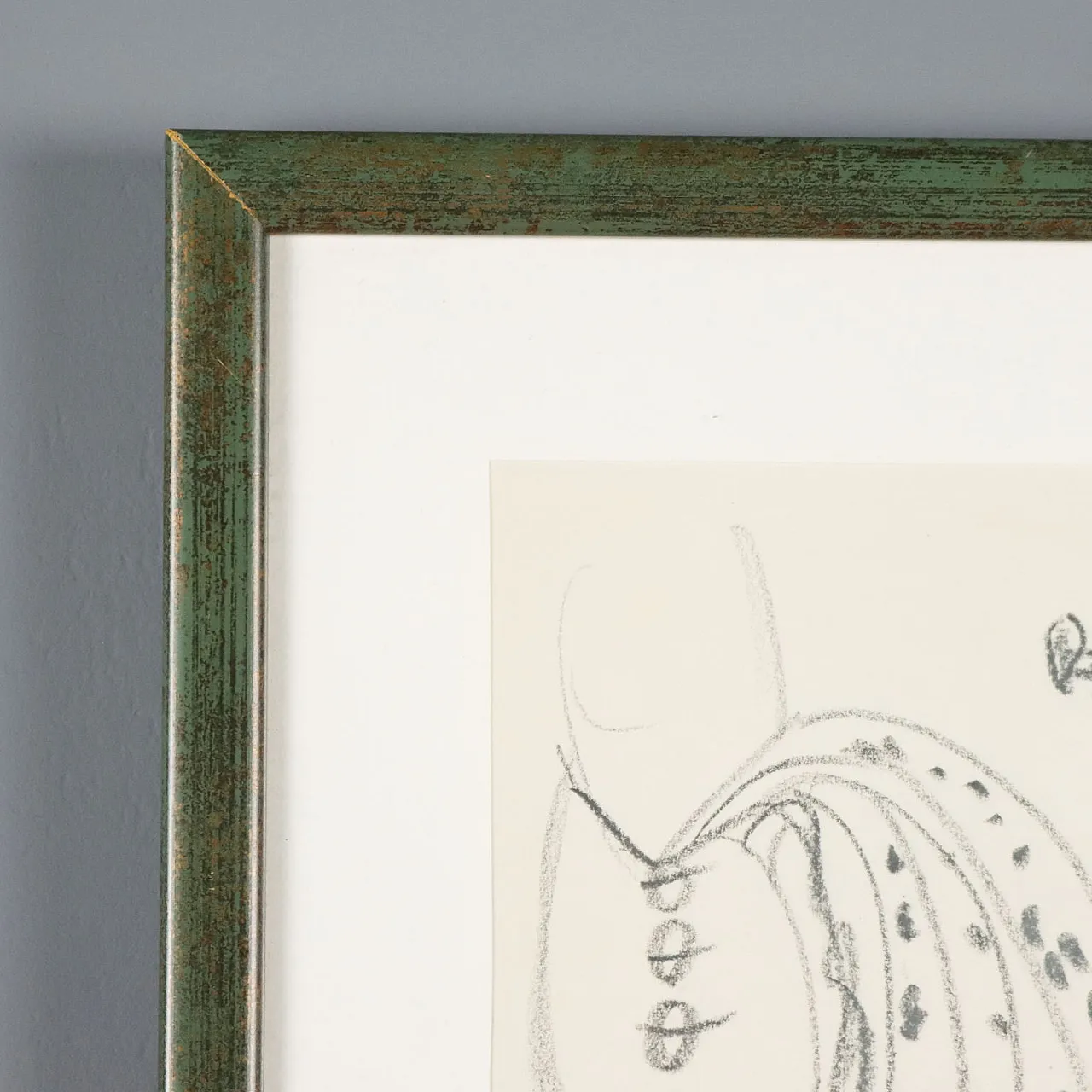 Disegno contemporaneo di Remo Brindisi, bozzetto per l'Aida, anni '70 9