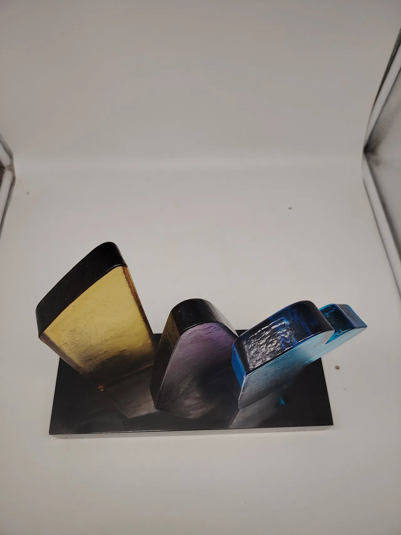 Sculpture in polychrome glass Limited edition by Riccardo Licata, 90s 9