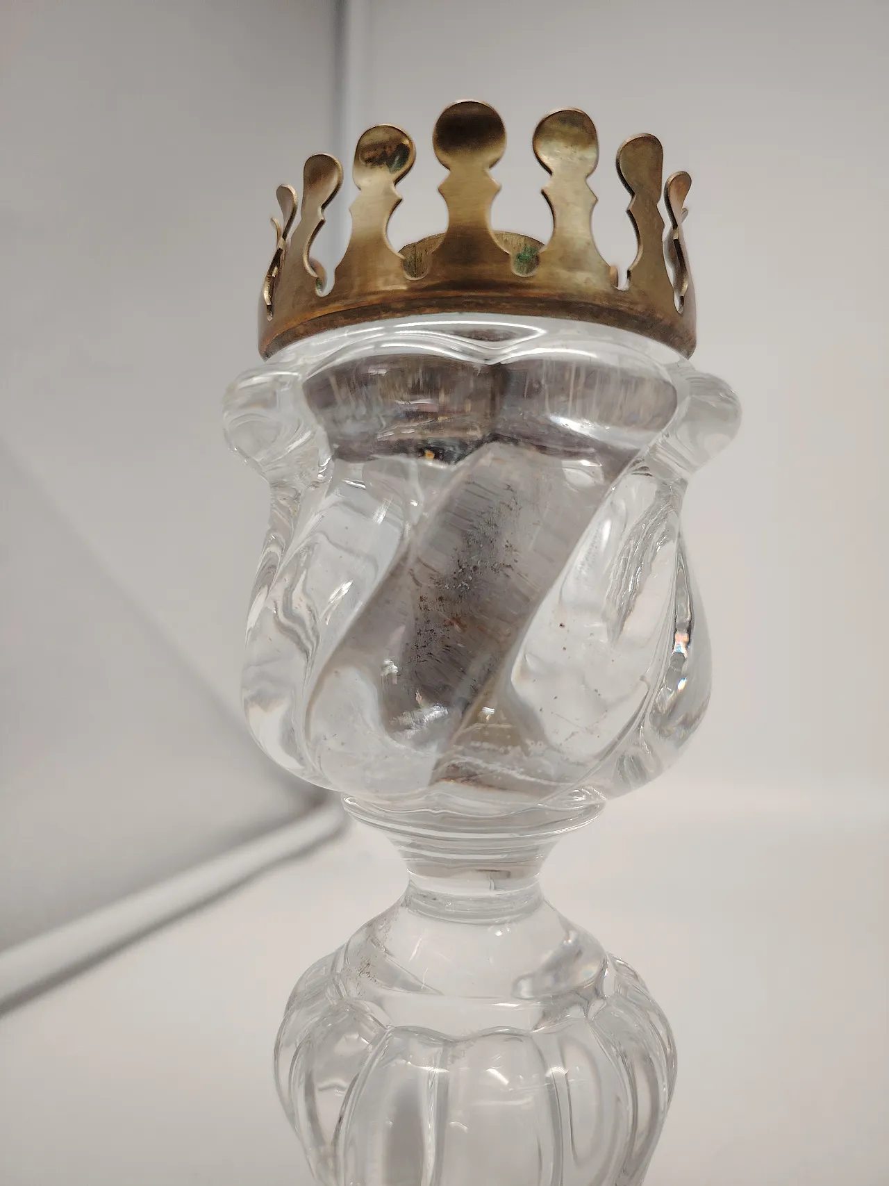 Coppia candelieri in cristallo Baccarat, anni '70 9