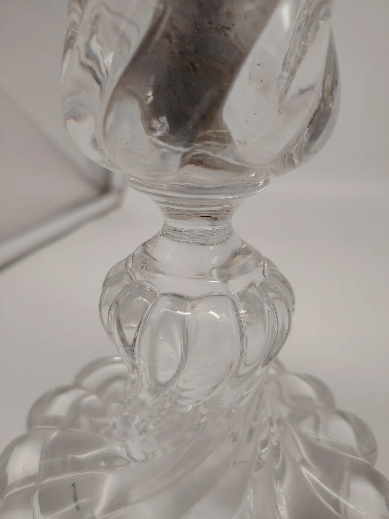Coppia candelieri in cristallo Baccarat, anni '70 10