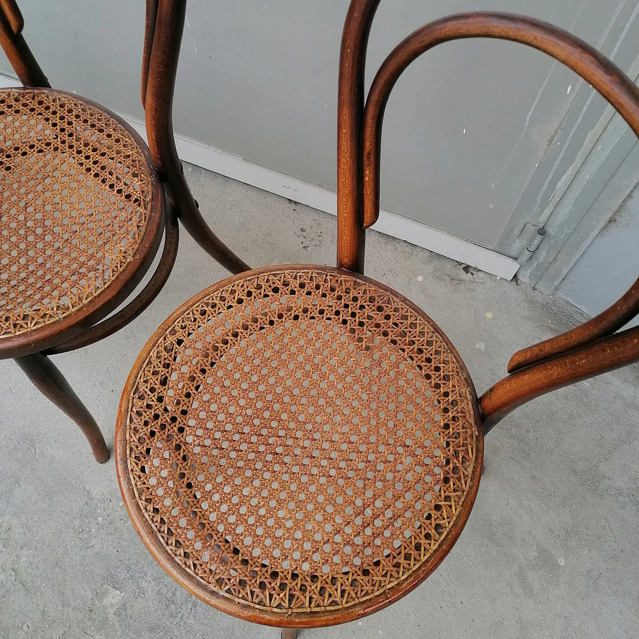 7 Sedie Marche Gebrüder Thonet e Wackerlin & C. modello n.18 '800 4