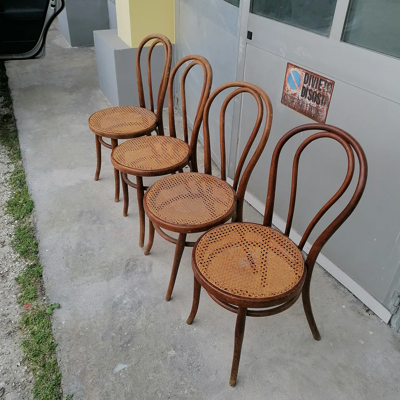 7 Sedie Marche Gebrüder Thonet e Wackerlin & C. modello n.18 '800 14