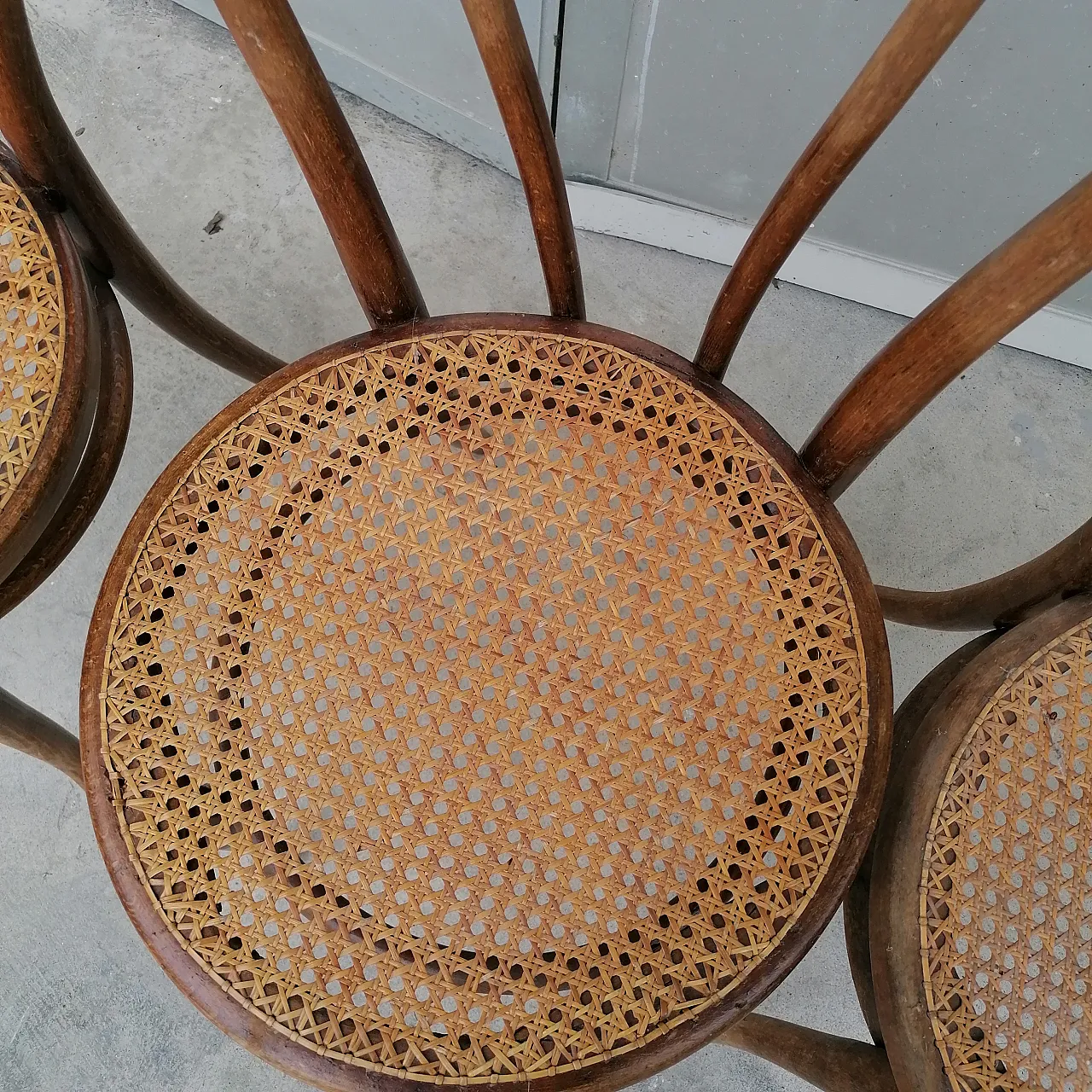 7 Sedie Marche Gebrüder Thonet e Wackerlin & C. modello n.18 '800 17