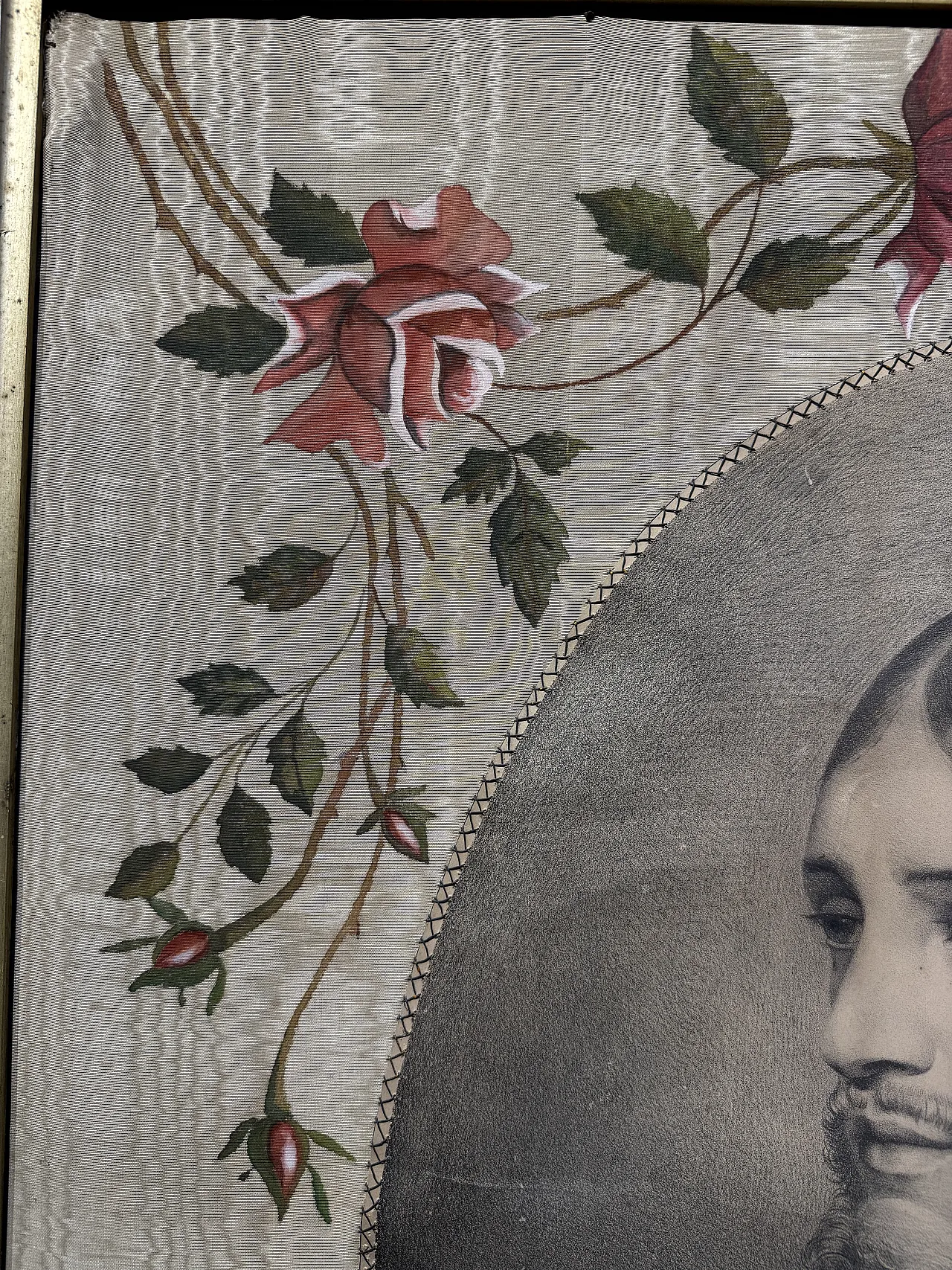 Antico disegno a carboncino XIX unica vera immagine Gesù da antica 11