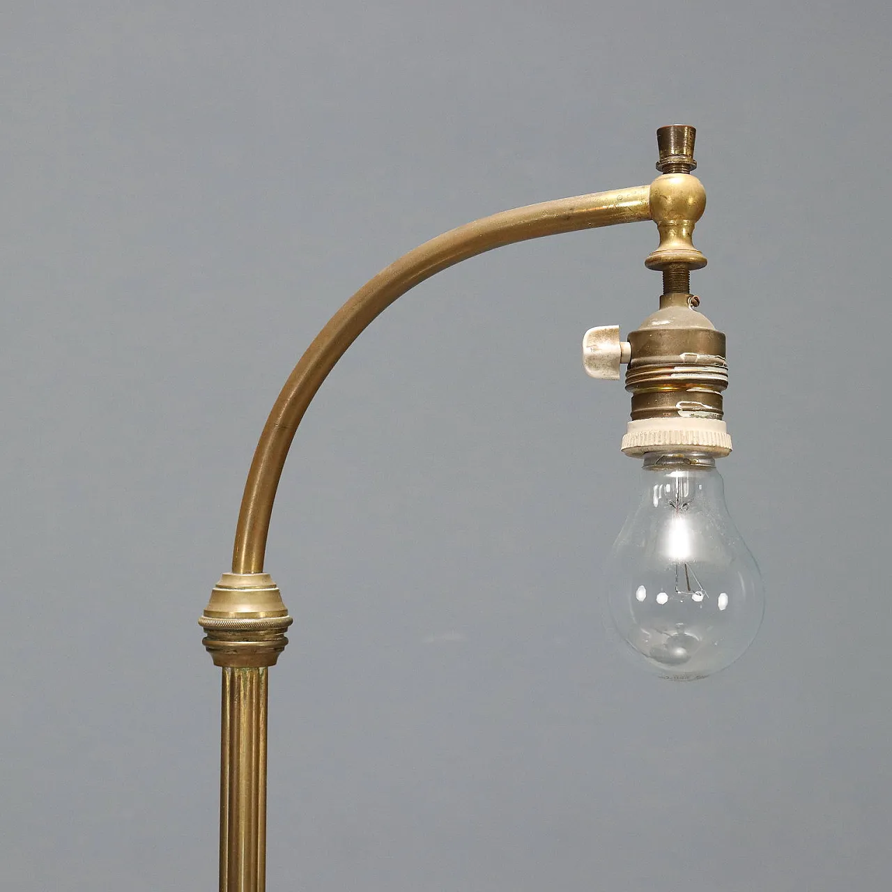 Lampada da terra con tavolino, primo '900 6