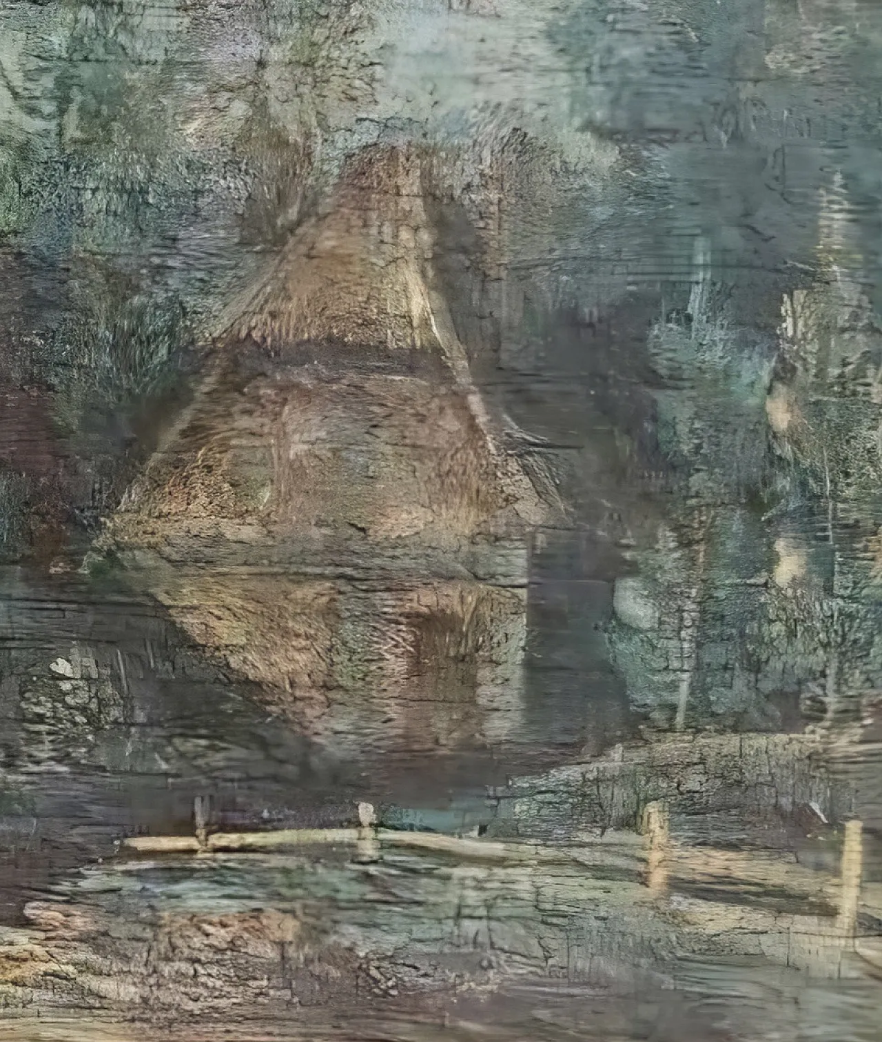 Pair of Flemish cabinet landscapes, oil on oak panel, 17th century 15