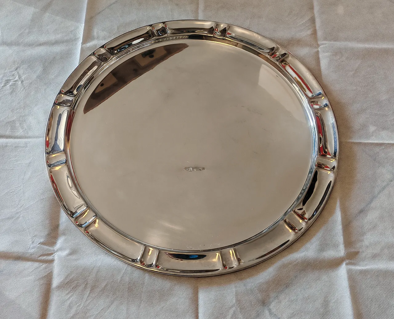 Tray by Fratelli Cassetti Florence Old Sheffield, 70s 1