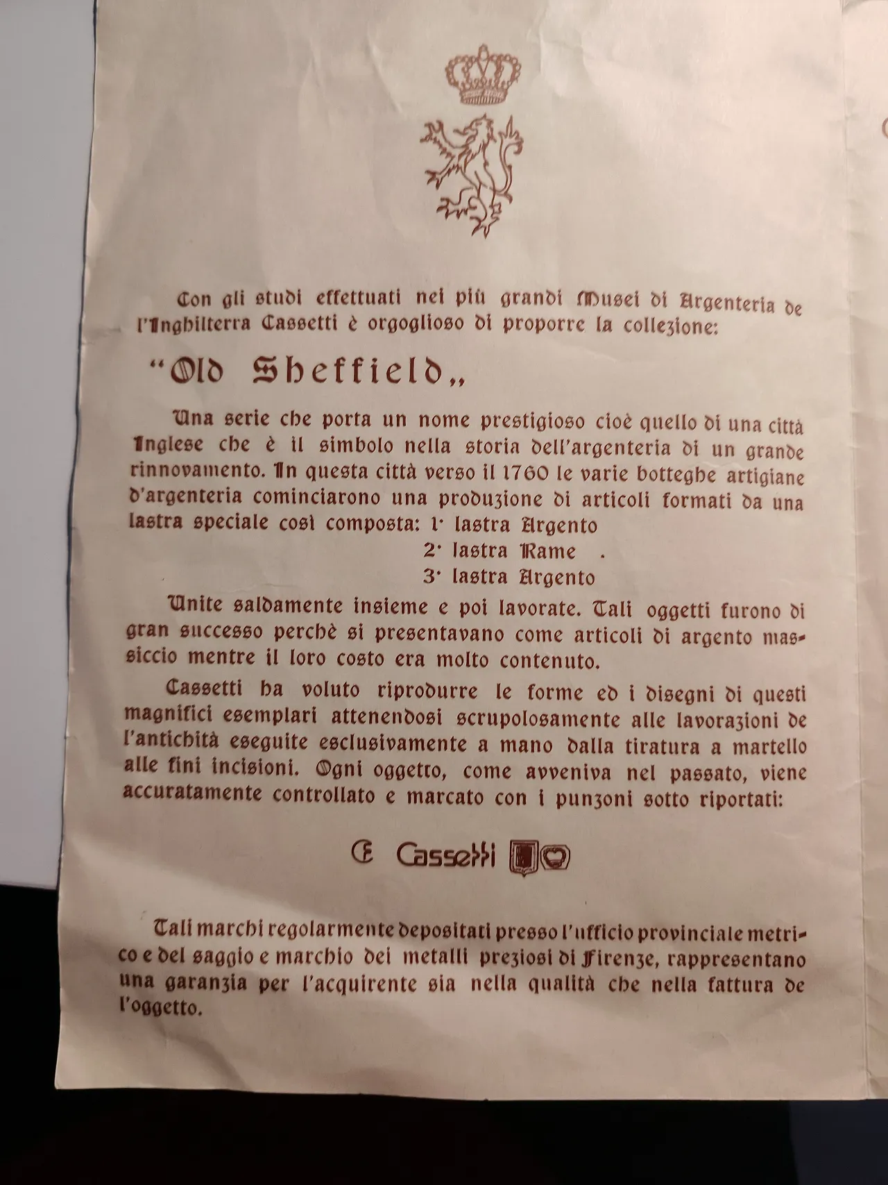 Tray by Fratelli Cassetti Florence Old Sheffield, 70s 3