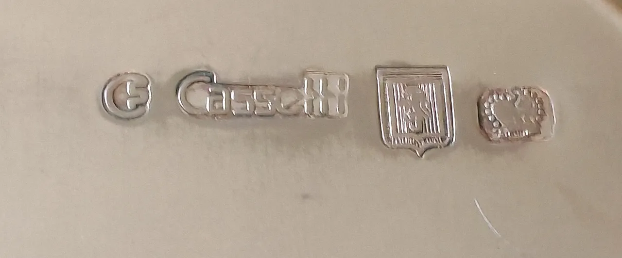 Tray by Fratelli Cassetti Florence Old Sheffield, 70s 6