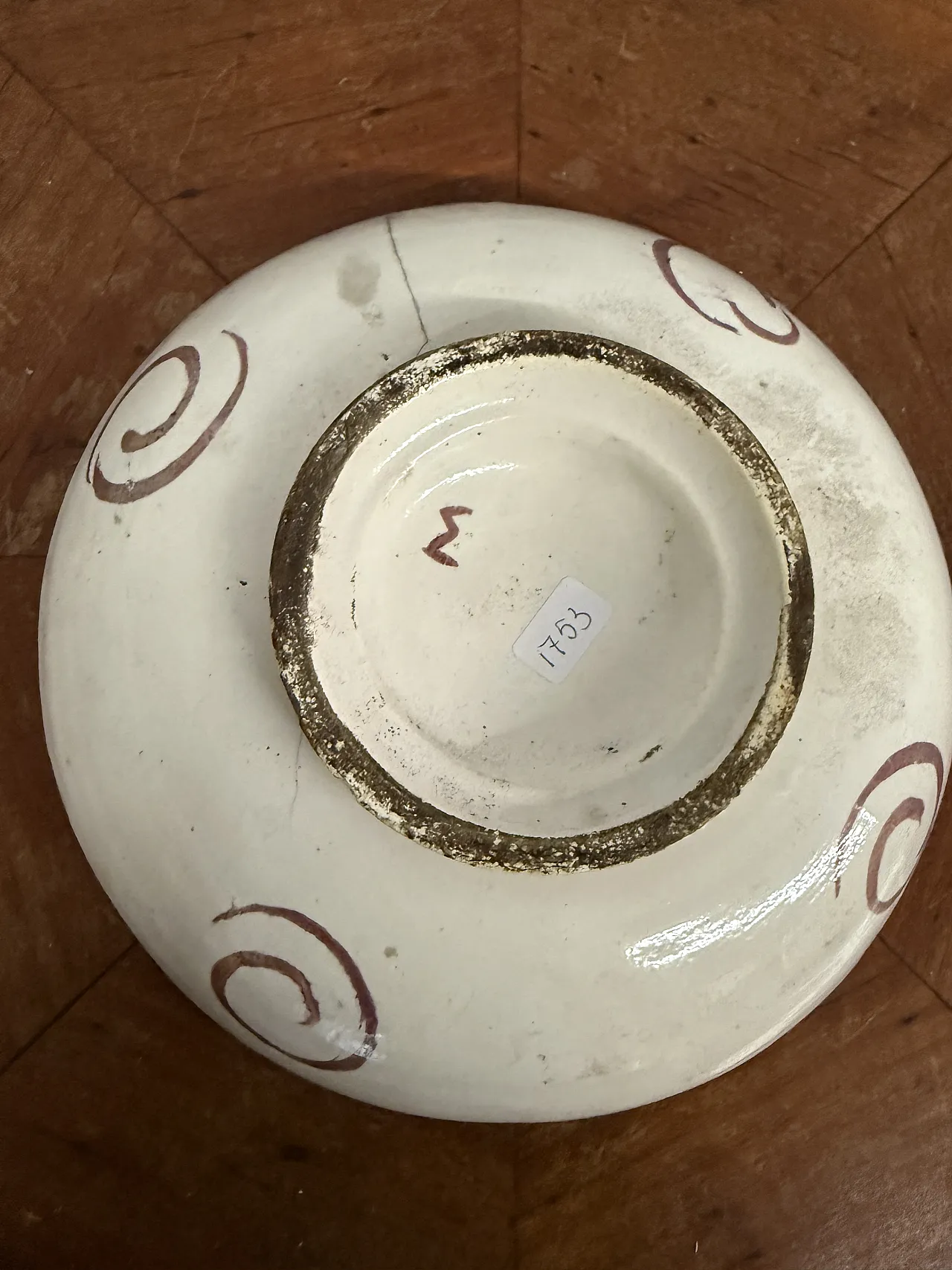 Plate by Deruta Lustro with Saint Francis, 19th century 9