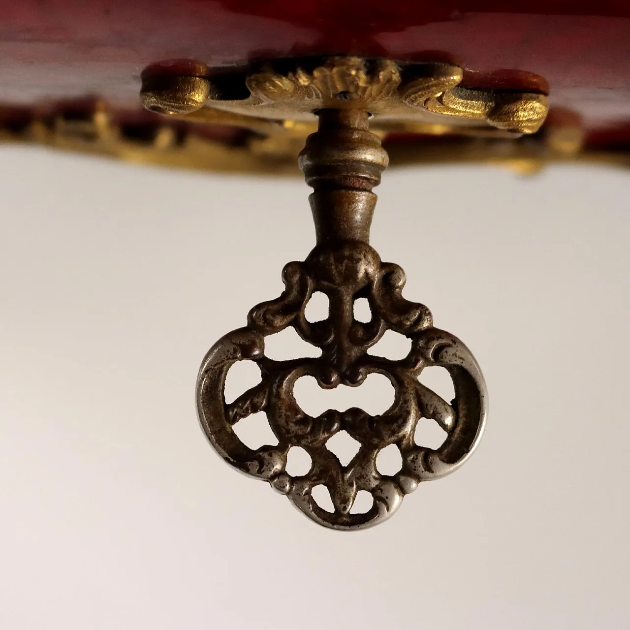 Napoleon III wooden and bronze jewelery box, 20th century 6