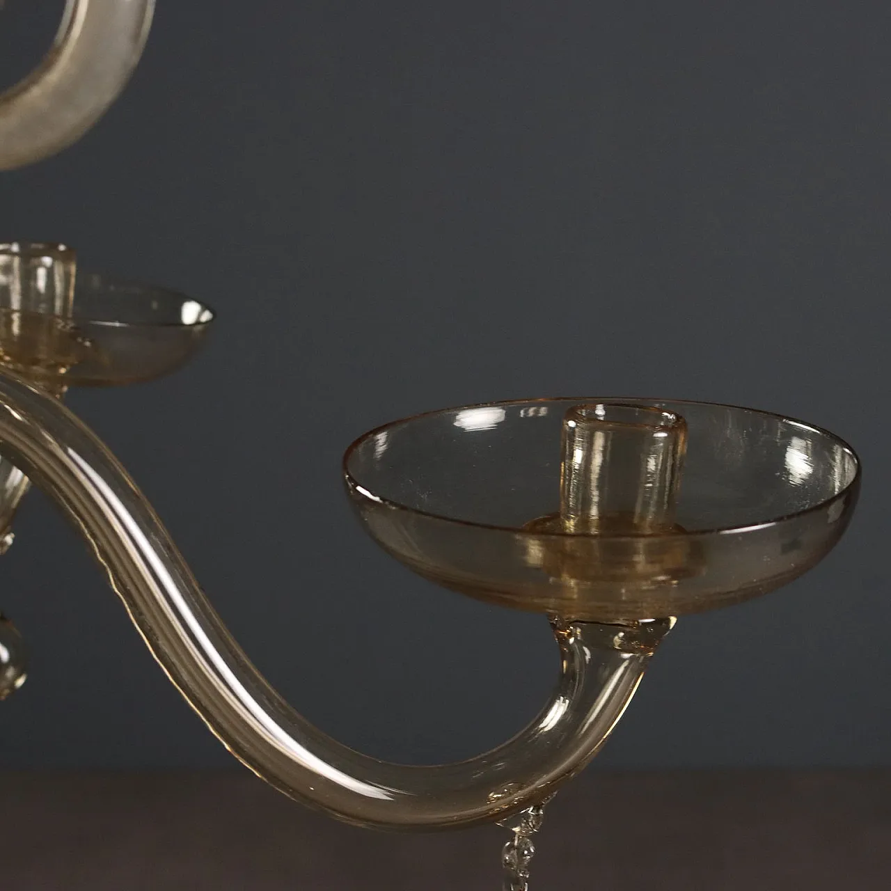 Lampadario in vetro soffiato Veneziano, '900 4