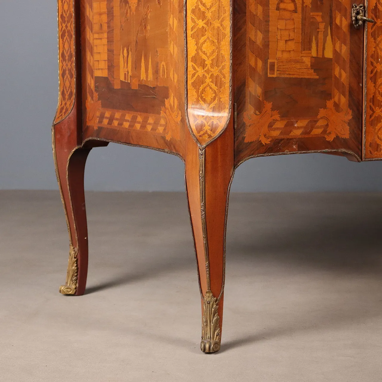 Cassettone in stile Napoleone III in legno, '900 10