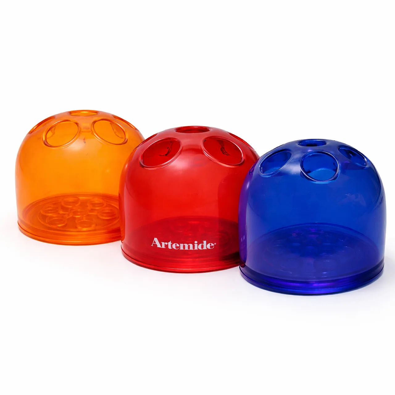 3 Artemide Dedalino pen holders, 1970s 2