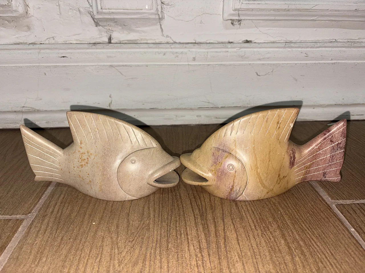 Coppia pesci pietra, anni '50 2