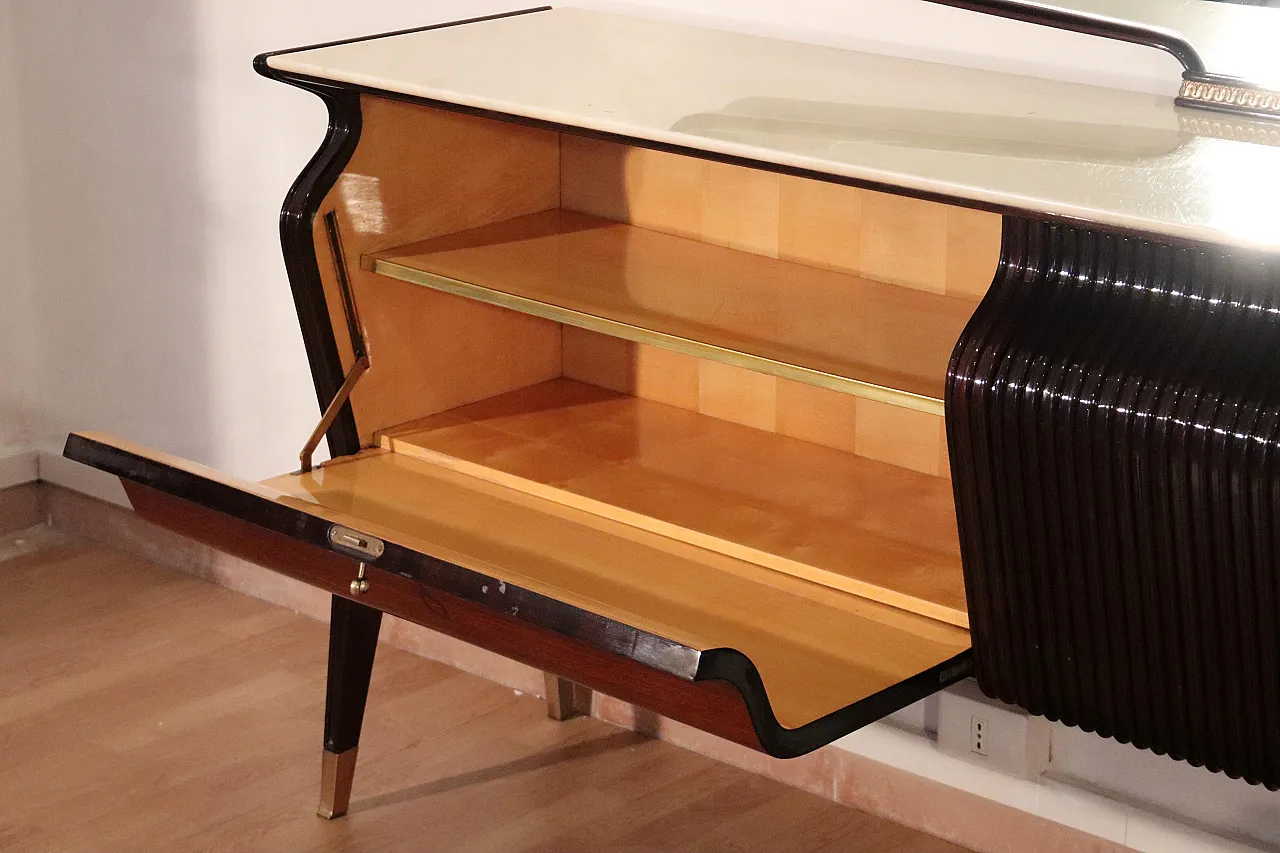 Credenza Mid-Century in legno di Osvaldo Borsani, anni '50 3