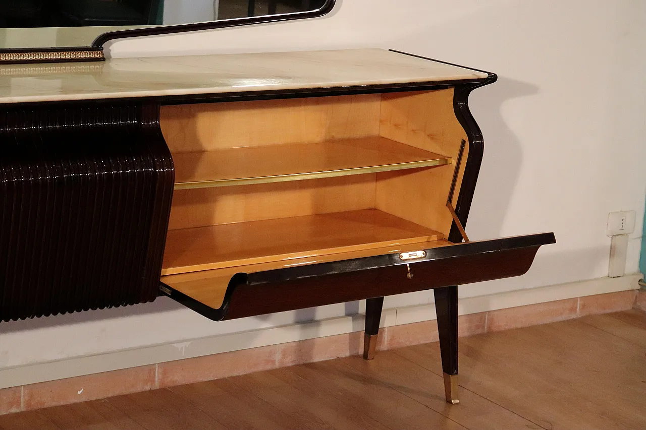 Credenza Mid-Century in legno di Osvaldo Borsani, anni '50 4
