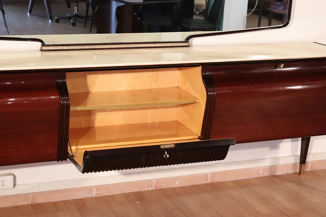 Credenza Mid-Century in legno di Osvaldo Borsani, anni '50 5