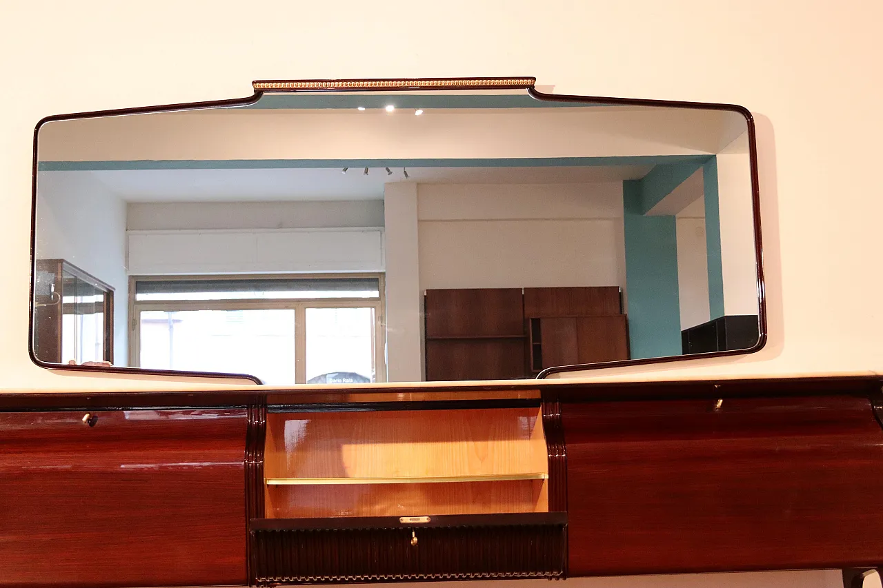 Credenza Mid-Century in legno di Osvaldo Borsani, anni '50 9