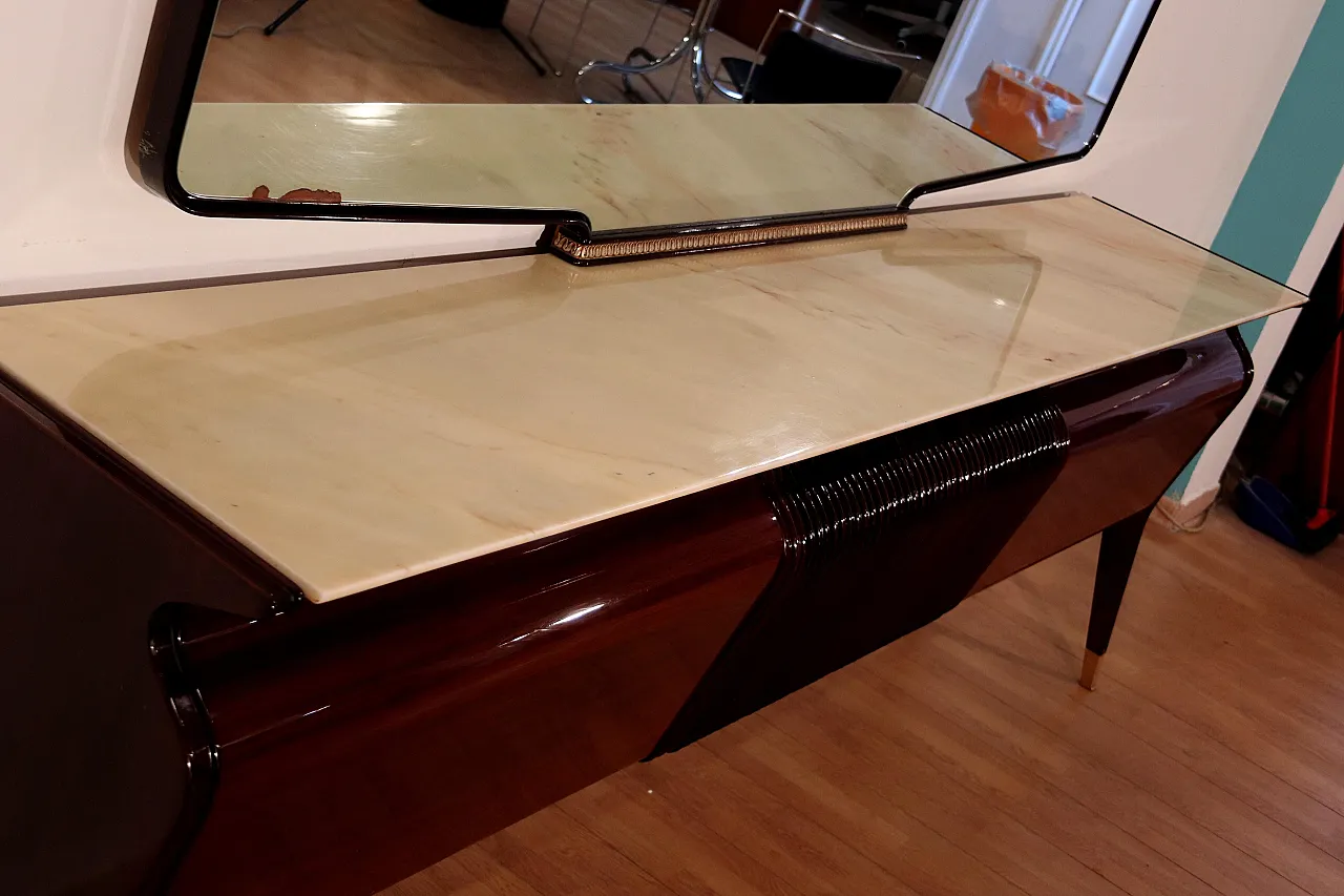 Credenza Mid-Century in legno di Osvaldo Borsani, anni '50 11