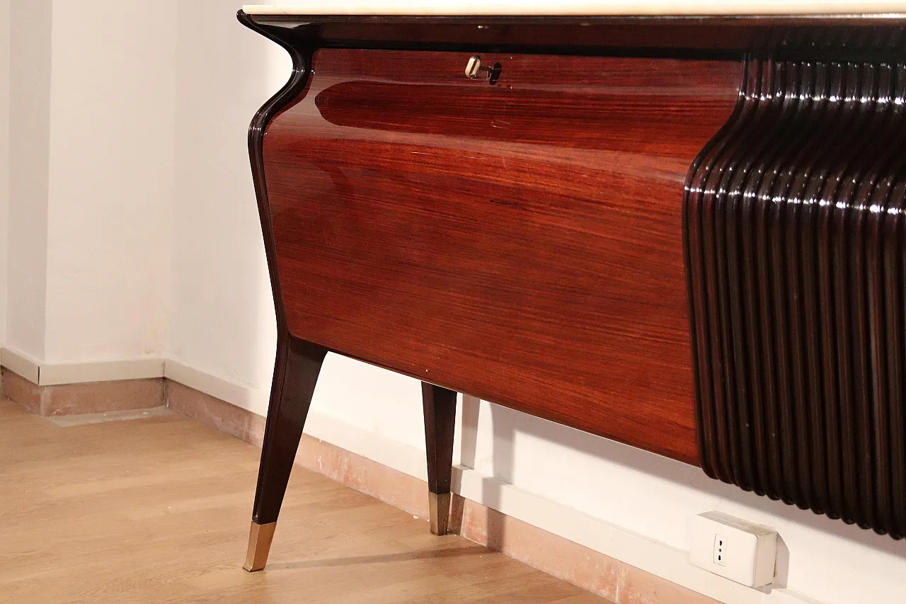 Credenza Mid-Century in legno di Osvaldo Borsani, anni '50 17
