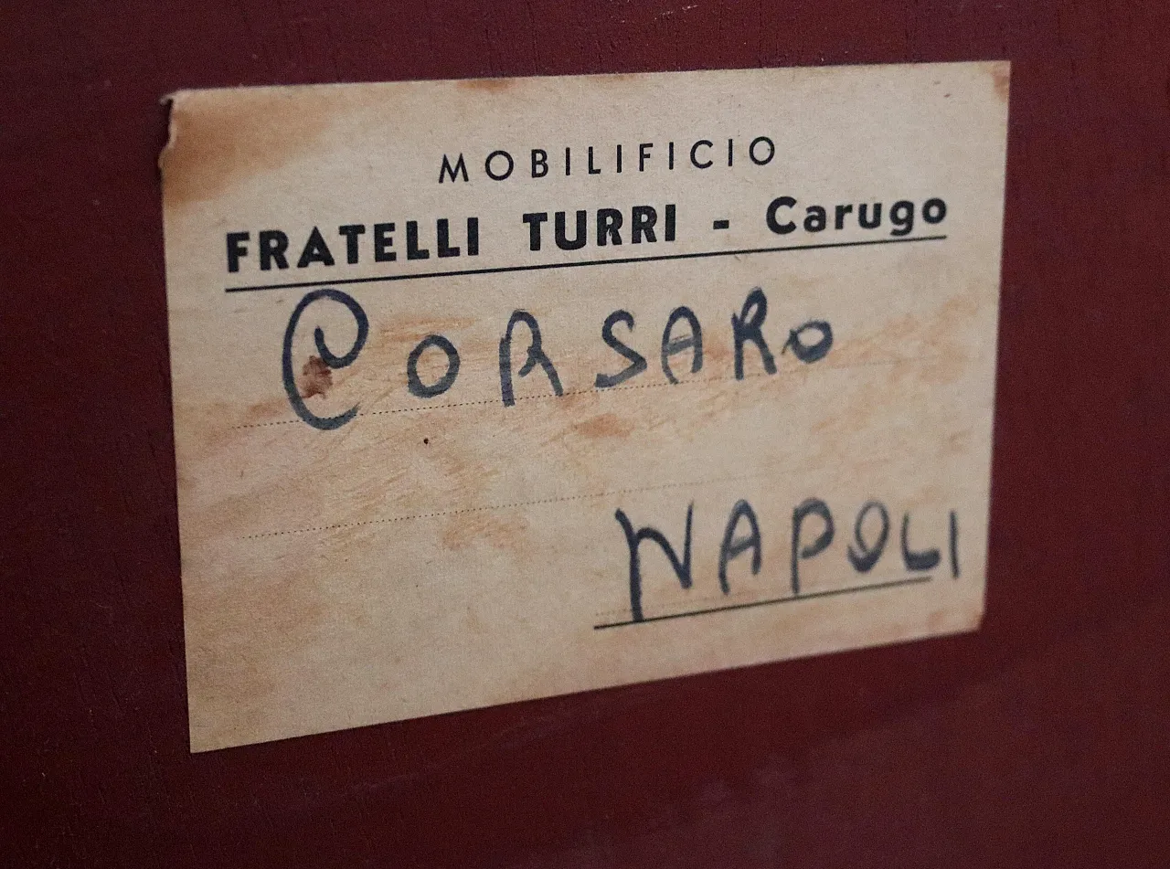 Credenza Mid-Century Osvaldo Borsani in legno, anni '50 19