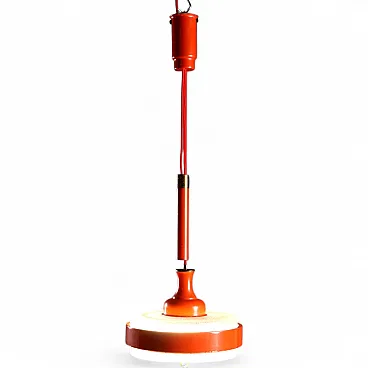 Lampadario con saliscendi, anni '70