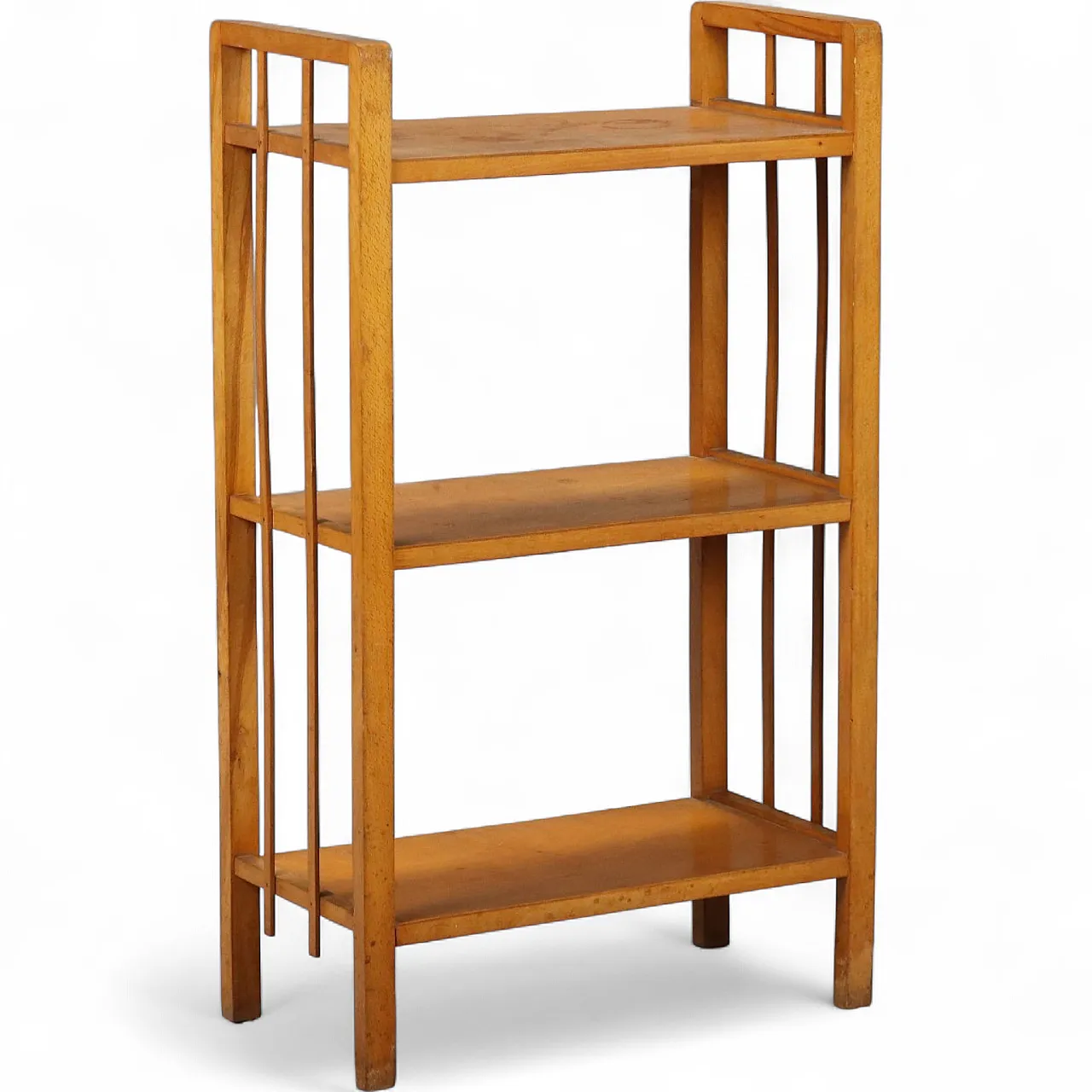 Deco étagere in beech and poplar, 1940s 9
