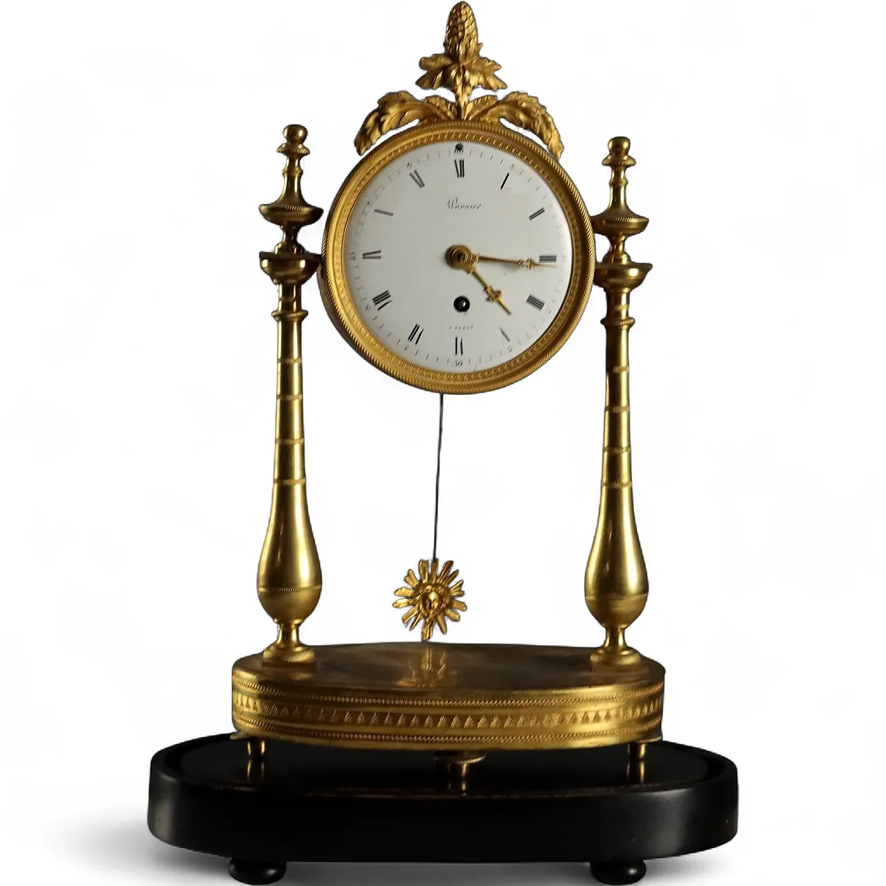 Warnier à Paris table clock, 19th century 11