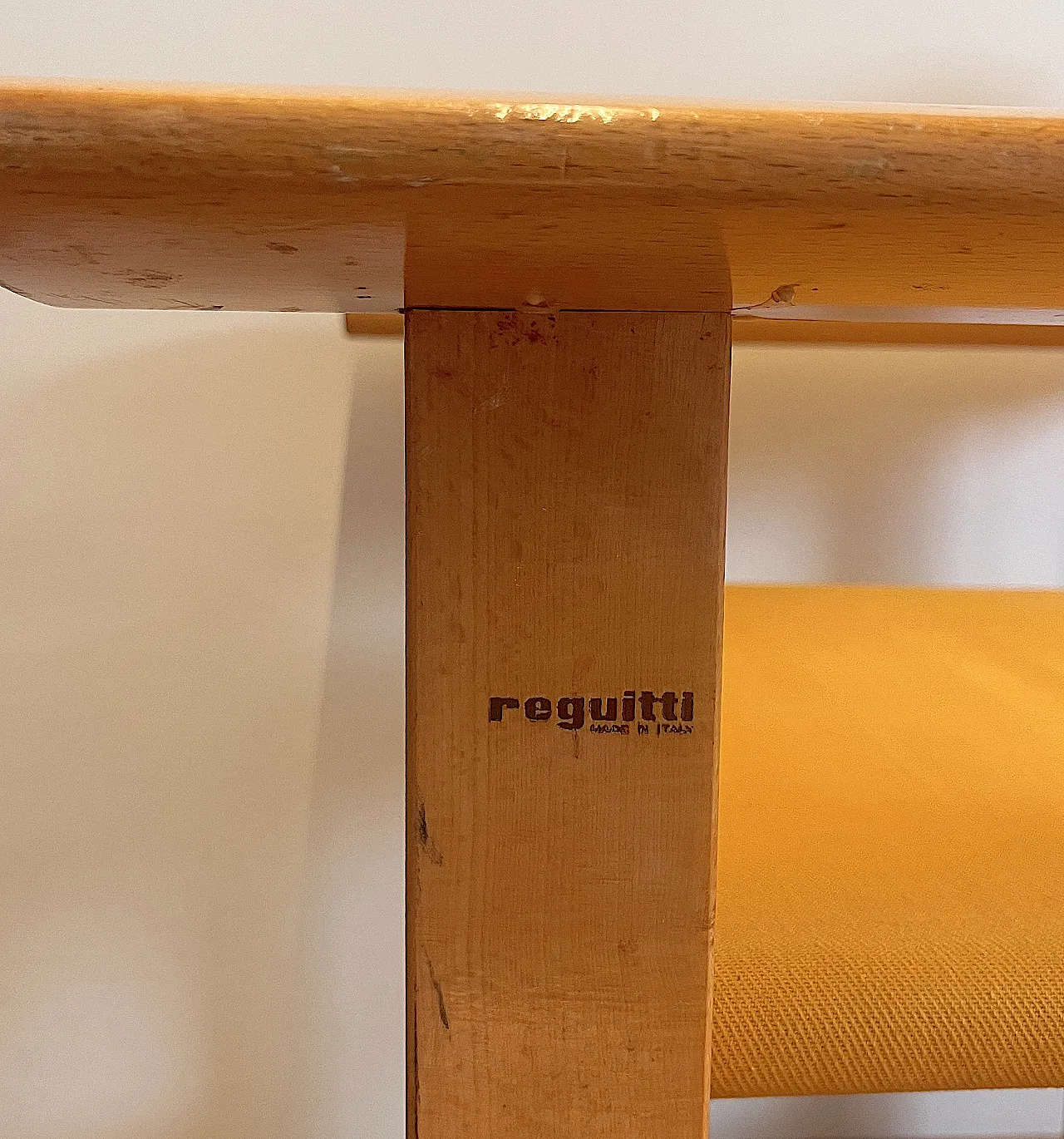 Sedia regista Fratelli Reguitti disegnata da Carlo Haunerk, anni '70 5