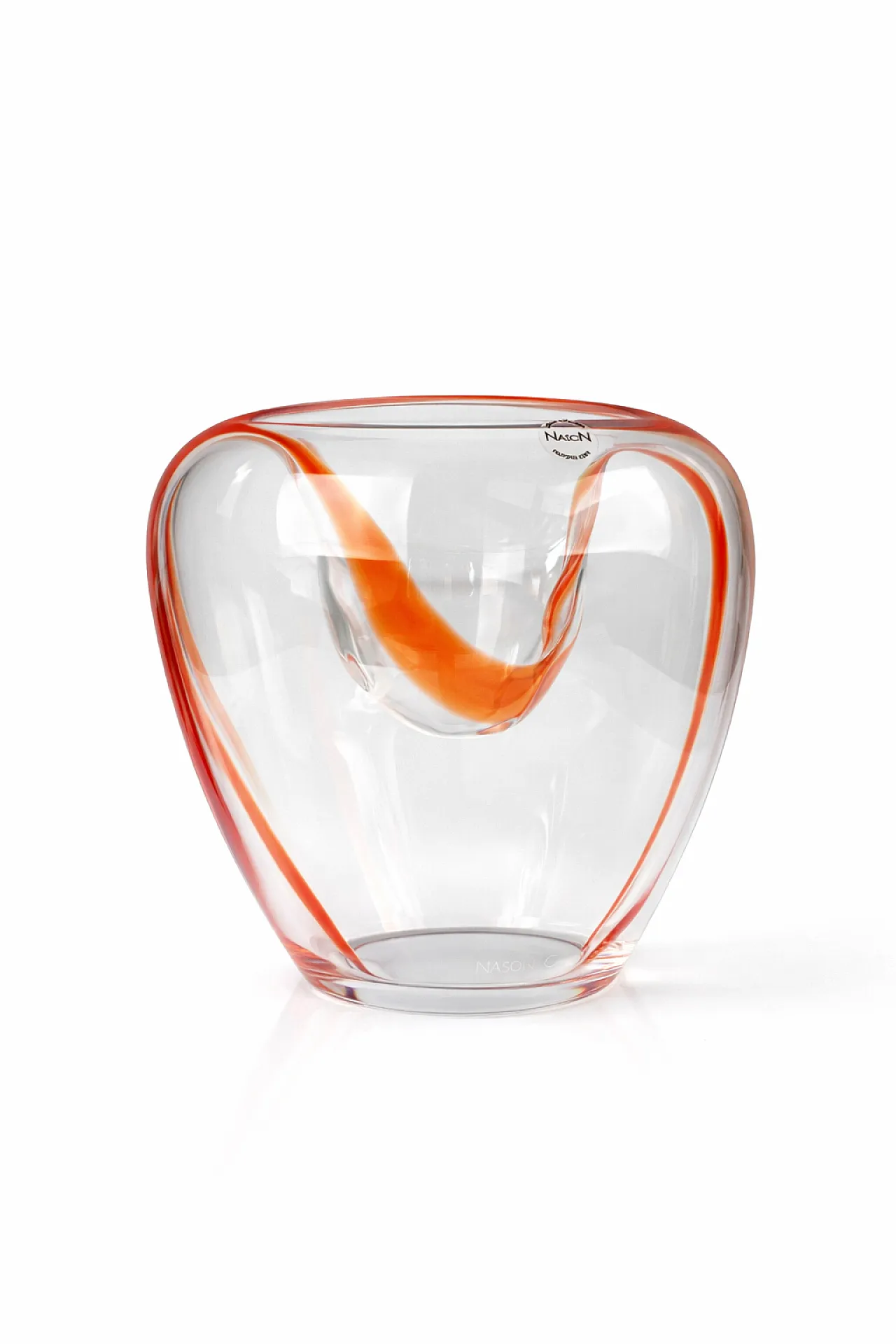 Onda Murano Glass Vase by Carlo Nason Signed Art Glass, 2000s 2