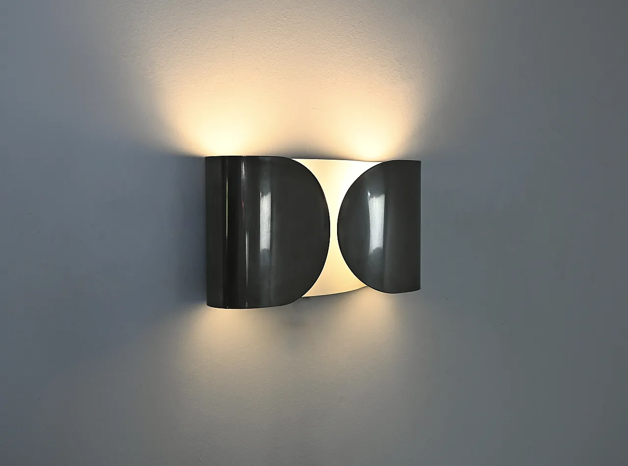 Lampada Foglio cromata di Tobia & Afra Scarpa per Flos, anni '60 2