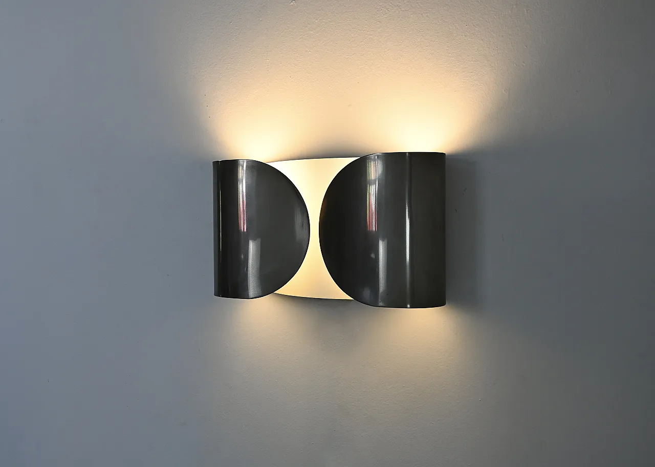 Lampada Foglio cromata di Tobia & Afra Scarpa per Flos, anni '60 6