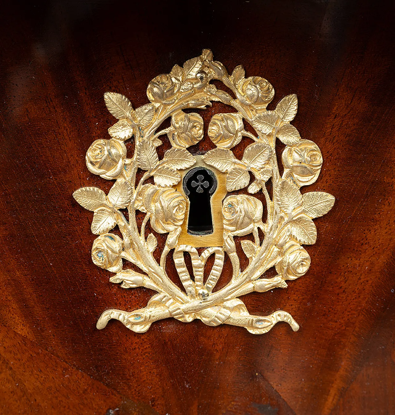 Empire chest of drawers in mahogany with marble top, 19th century 5