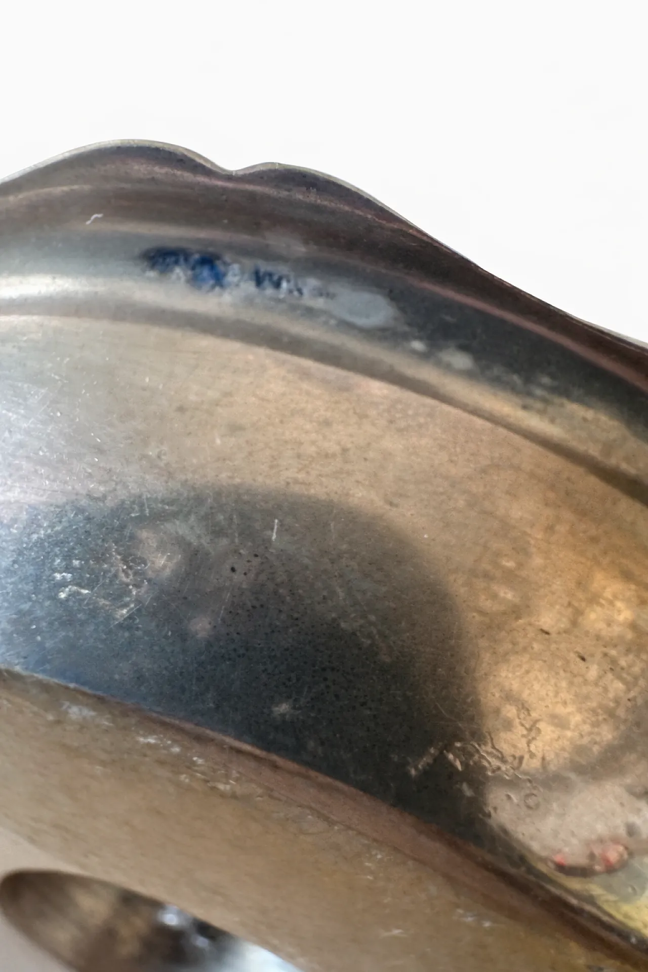 Pair of Brass and Wood Candlesticks, 50s 8