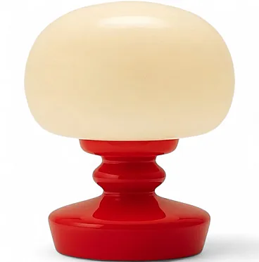 Lampada da tavolo in vetro di Štěpán Tabera, anni '70