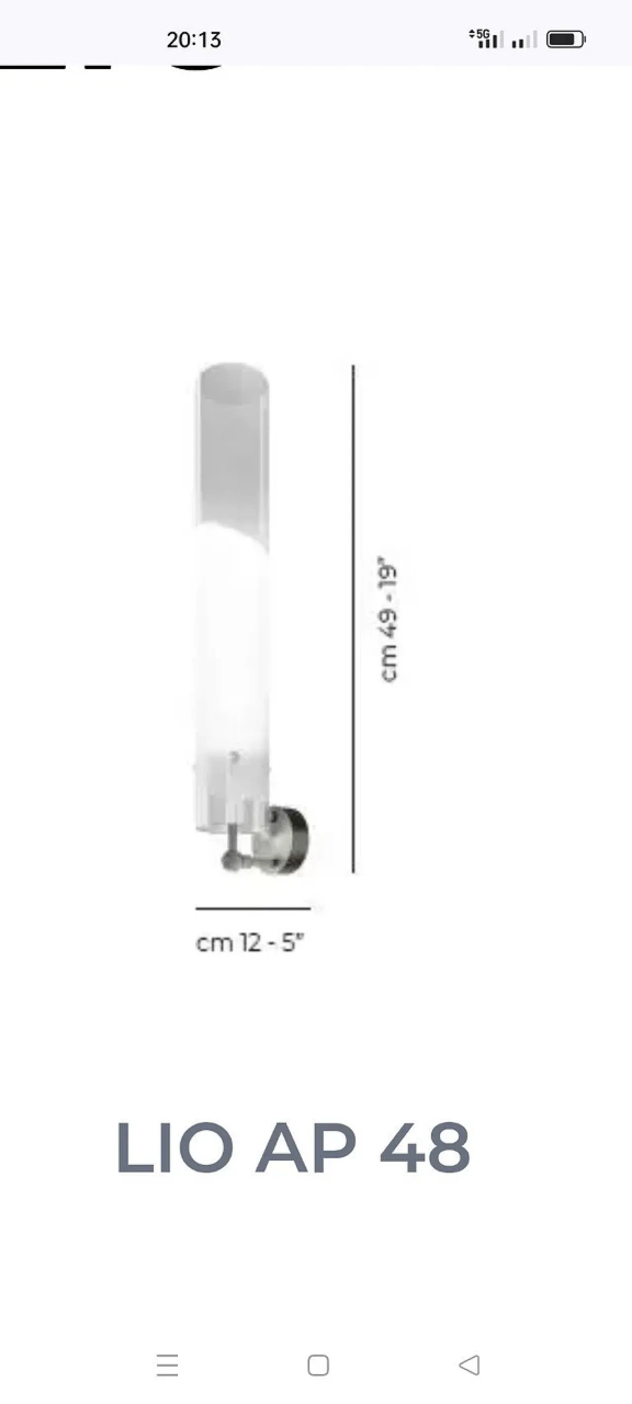 Pair of Vistosi Lio 48 sconces, 20th century 6