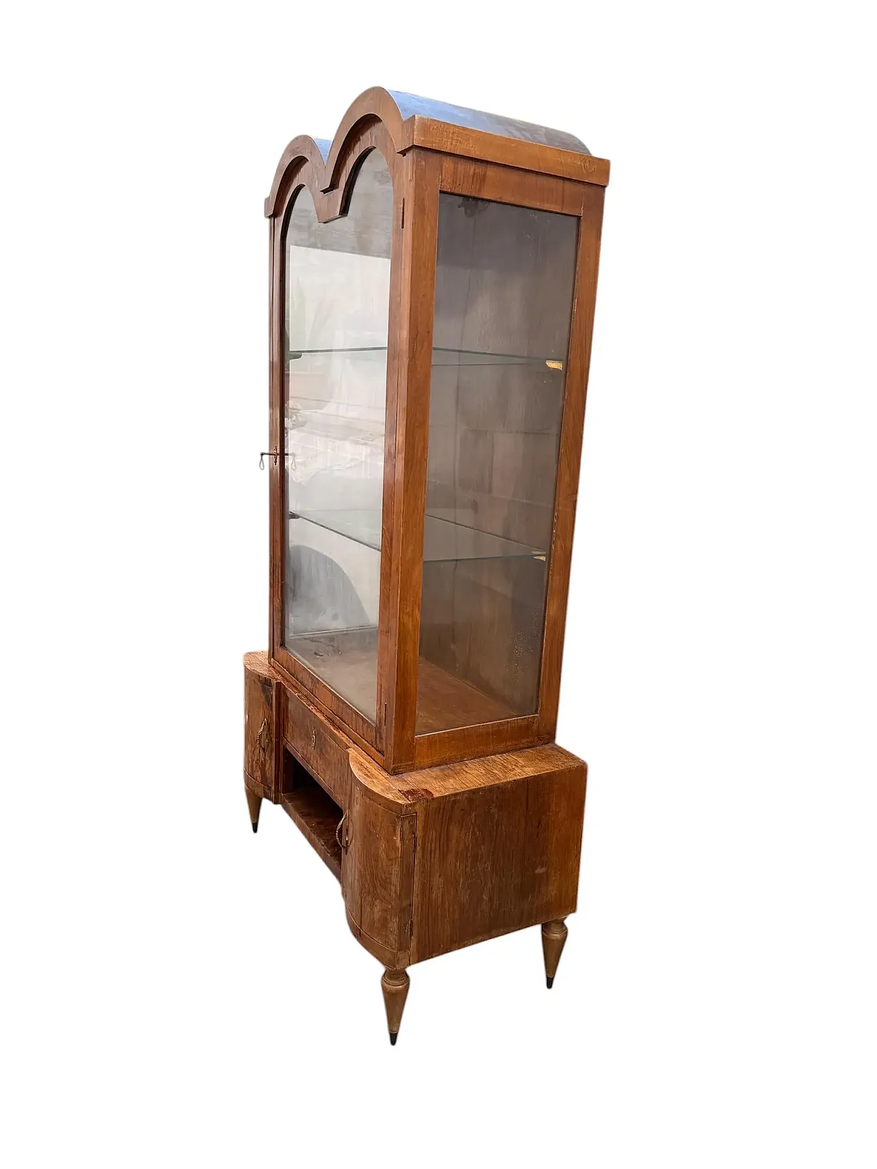Double-leaf wooden display case, early 20th century 4