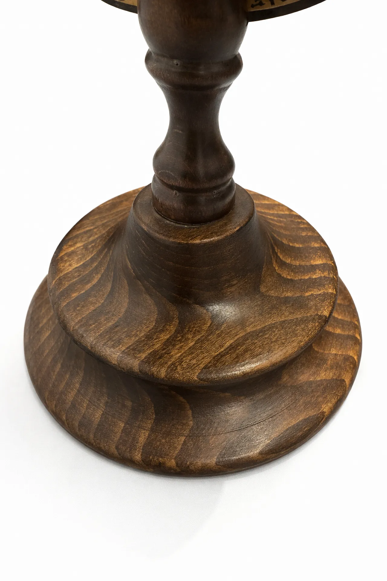 Globe Old World Map Wooden Desk Globe, 70s 4