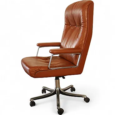 Sedia da ufficio Tecno P126 di Osvaldo Borsani per Tecno, anni '60