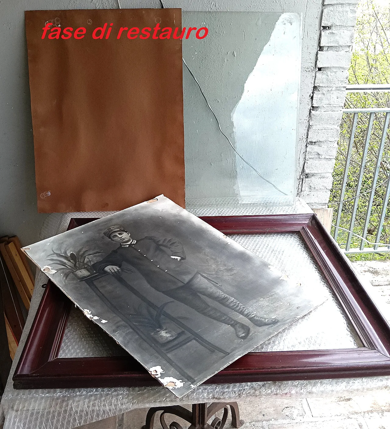 3 fotografie con cornice, anni '20 11