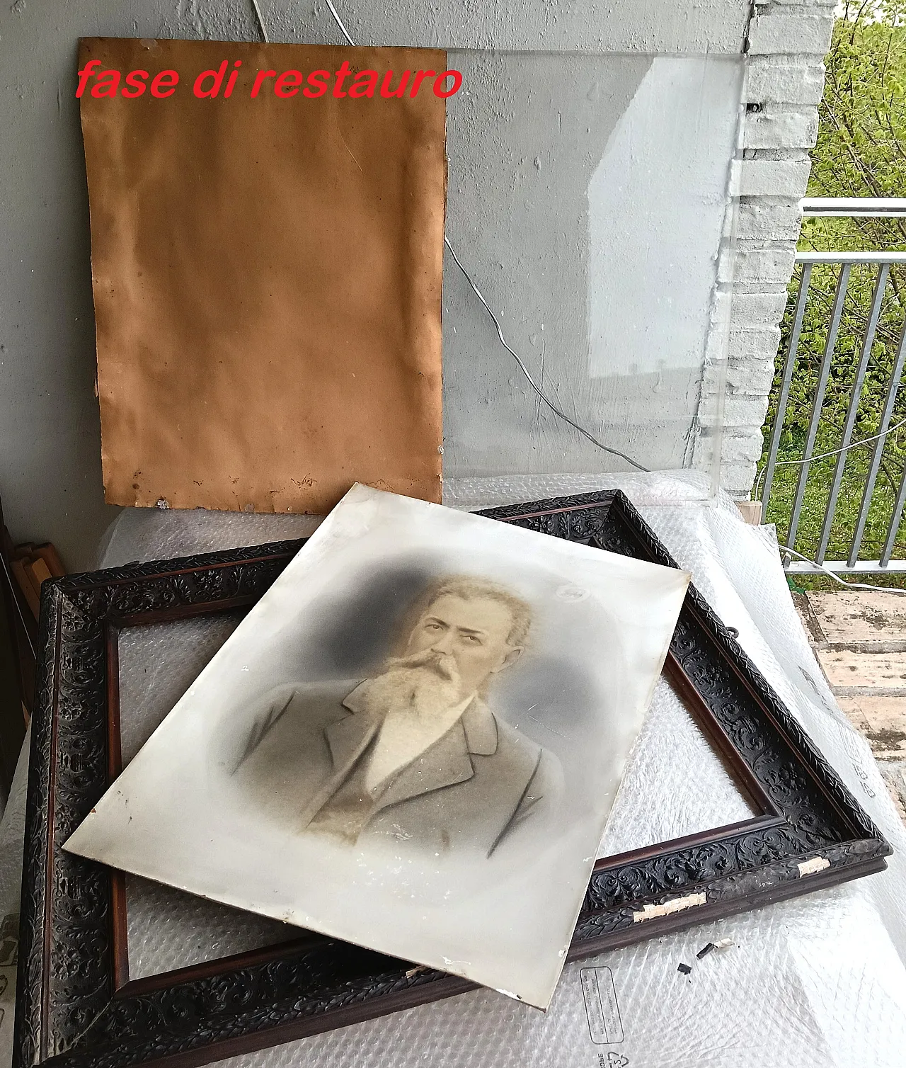 3 fotografie con cornice, anni '20 12