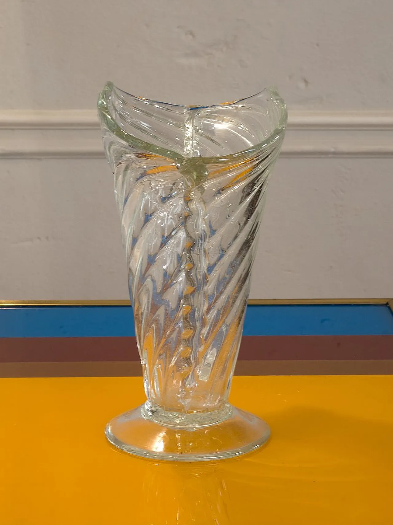 Murano blown glass vase, 1940s 3