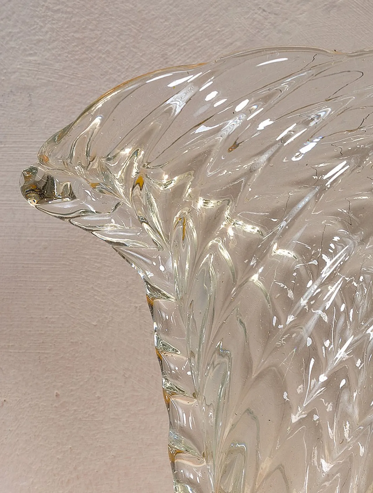 Murano blown glass vase, 1940s 4